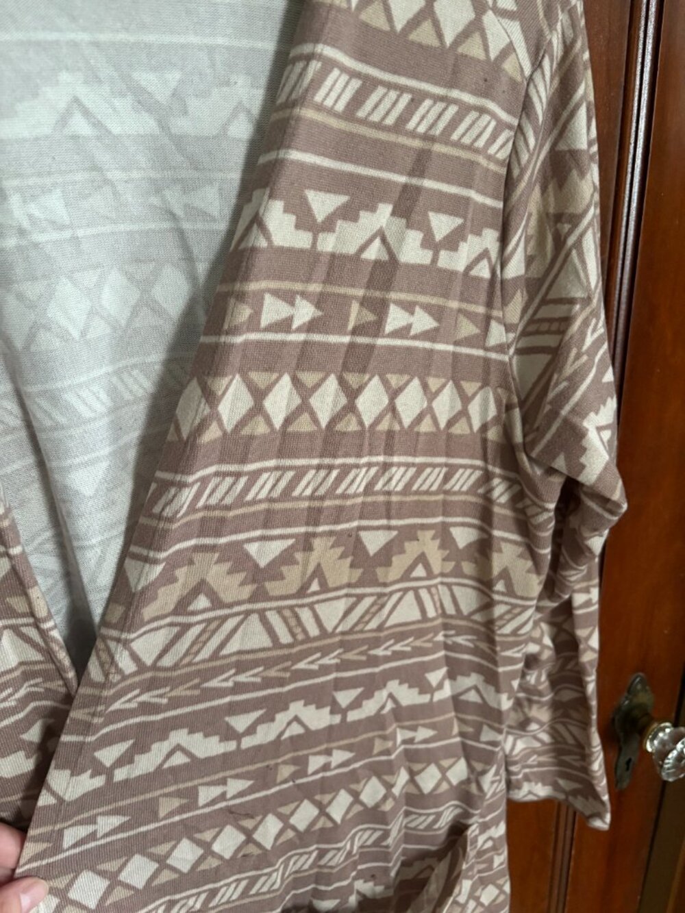 Lularoe Aztec-Patterned Cardigan, Size XL - Picture 4 of 5